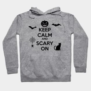 Keep Calm and Scary On Halloween Trick Or Treating Costume Hoodie